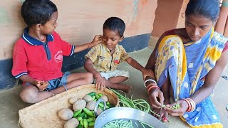 Traditional Indian Village Breakfast / Pure Veg And Healthy Recipe /