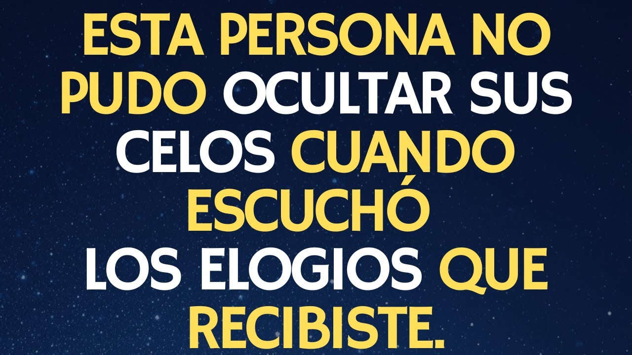 MENSAJE DE TU ÁNGEL: ESTA PERSONA NO PUDO OCULTAR SUS CELOS CUANDO ESCUCHÓ LOS ELOGIOS QUE RECIBISTE