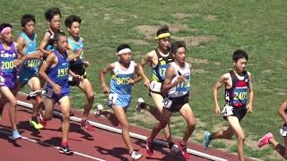 2018 JO最終選考会(千葉県)　B男子1500m2組目