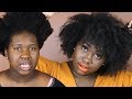 Stretched Voluminous Twist out on Type 4 Hair | RITA OKOLO