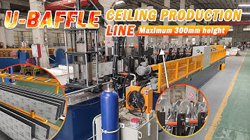 What is 300mm Sound Baffle Ceiling Machine?