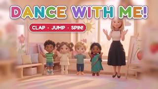 Strawberry Dance for Kids | Clap, Jump, Spin | Dance with Me | Ame Universe