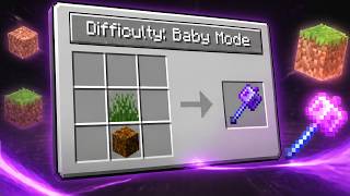 Minecraft, But It's "BABY MODE"... screenshot 1