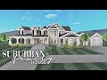 Bloxburg suburban family mansion  no large plot  realistic house build