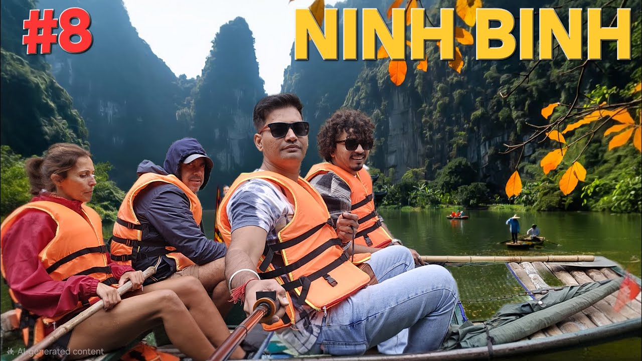 One of the MOST BEAUTIFUL BOAT RIDES ⛰️🏄‍♀️ 🚣‍♀️ in Vietnam 🇻🇳 | Trang An, Ninh Binh I Ep #8
