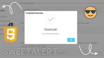 How to use SweetAlert in Javascript In Hindi || Sweet Alert Tutorial - CodeWithRihan