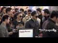 Big Bang Leaving through JFK Airport with all Members IN NYC (FAN CAM1)(121112)