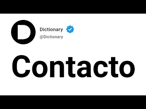 Contacto Meaning In