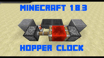 How To Build A Hopper Clock In Minecraft 1.8.3