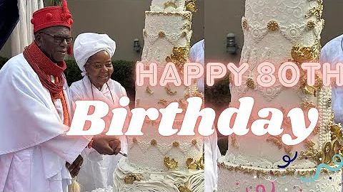 The Ovie of Uvwie Celebrated his Mother’s 80th Birthday in Grand-style