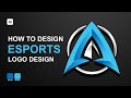 How to design esports logo design  adobe illustrator tutorial