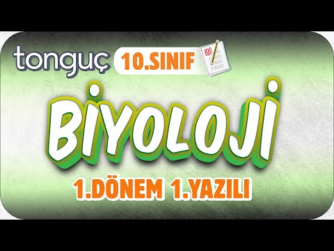 10.Sınıf Biyoloji 1.Dönem 1.Yazılıya Hazırlık 📑 #2024