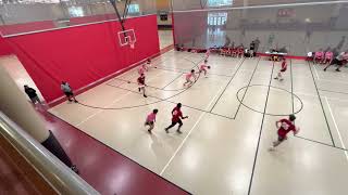 Evan Miller (#45 Pink), Hardwood Elite League, second game, second half
