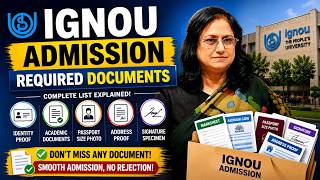 Documents Required For IGNOU Admission Online | IGNOU Admission 2026 July Session Documents List