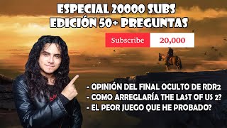 Especial 20000 subs: Cueva te contesta Parte 2 (Más de 50 preguntas)