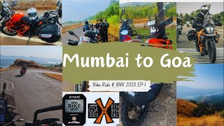 EP1 | Mumbai to Goa Epic Bike Ride  My first long ride | Best Route via Anuskura Ghat | IBW 2023