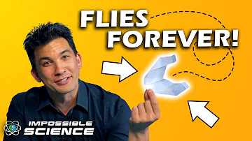 A Paper Airplane That Flies Forever!? | Impossible Science on Location