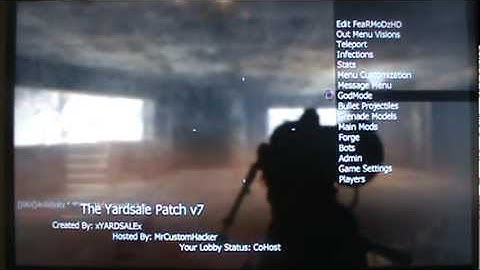 MW2 Mod menu Yardsale v7