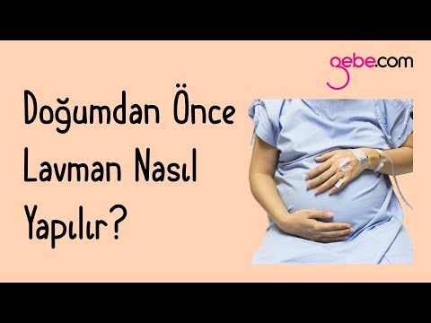 Video: Hamile Kadınlara Lavman Nasıl Verilir