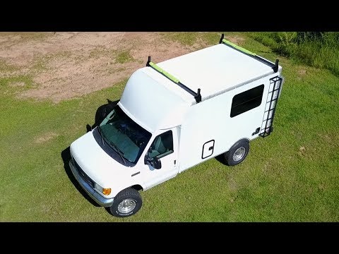 Tour My 17ft Ford E350 Box Truck Campervan - progress so far