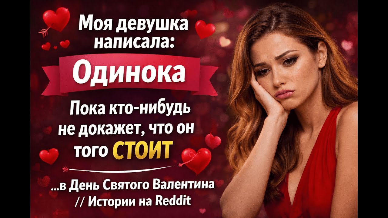 Моя девушка написала на День святого Валентина: «Одинока, пока кто-нибудь не докажет, что он того...