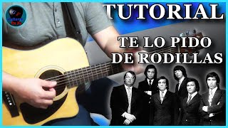 Video thumbnail of "Cómo tocar TE LO PIDO DE RODILLAS en guitarra - Los Iracundos | TUTORIALES DE GUITARRA T5."