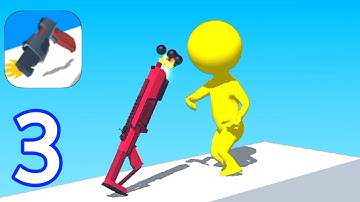 Gun Sprint - Walkthrough Gameplay All Levels 17-25 [Part 3]