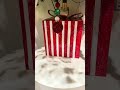 Raz 17" Red and White Gift Package Christmas Tree Stand 4650829