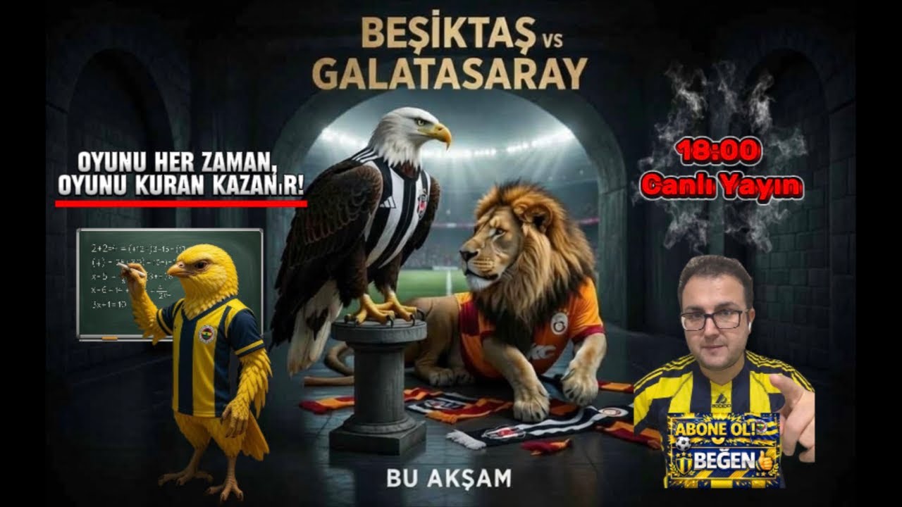 Beşiktaş-Galatasaray maç önü Canlı Yayın! Gücüne güç katmaya geldik! Salıncağa bindirenlere ders!