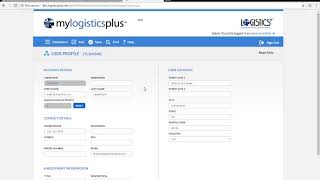MyLogisticsPlus - User Support Management