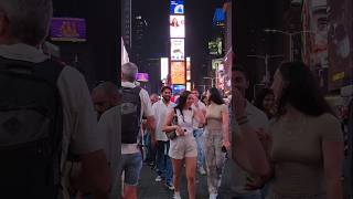 Night Walk In Times Square Nyc