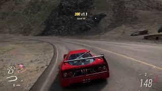 Forza Horizon 5 Ferrari F40 Competizione, hillclimb run