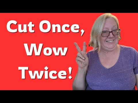 Quick Slice, Double Delight Cards!