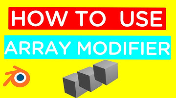How to use the Array Modifier in Blender 2.9!