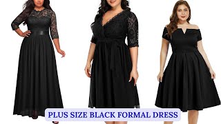 Top 15 Ideas for plus size black formal dress, Fashion women's dresses 2023
