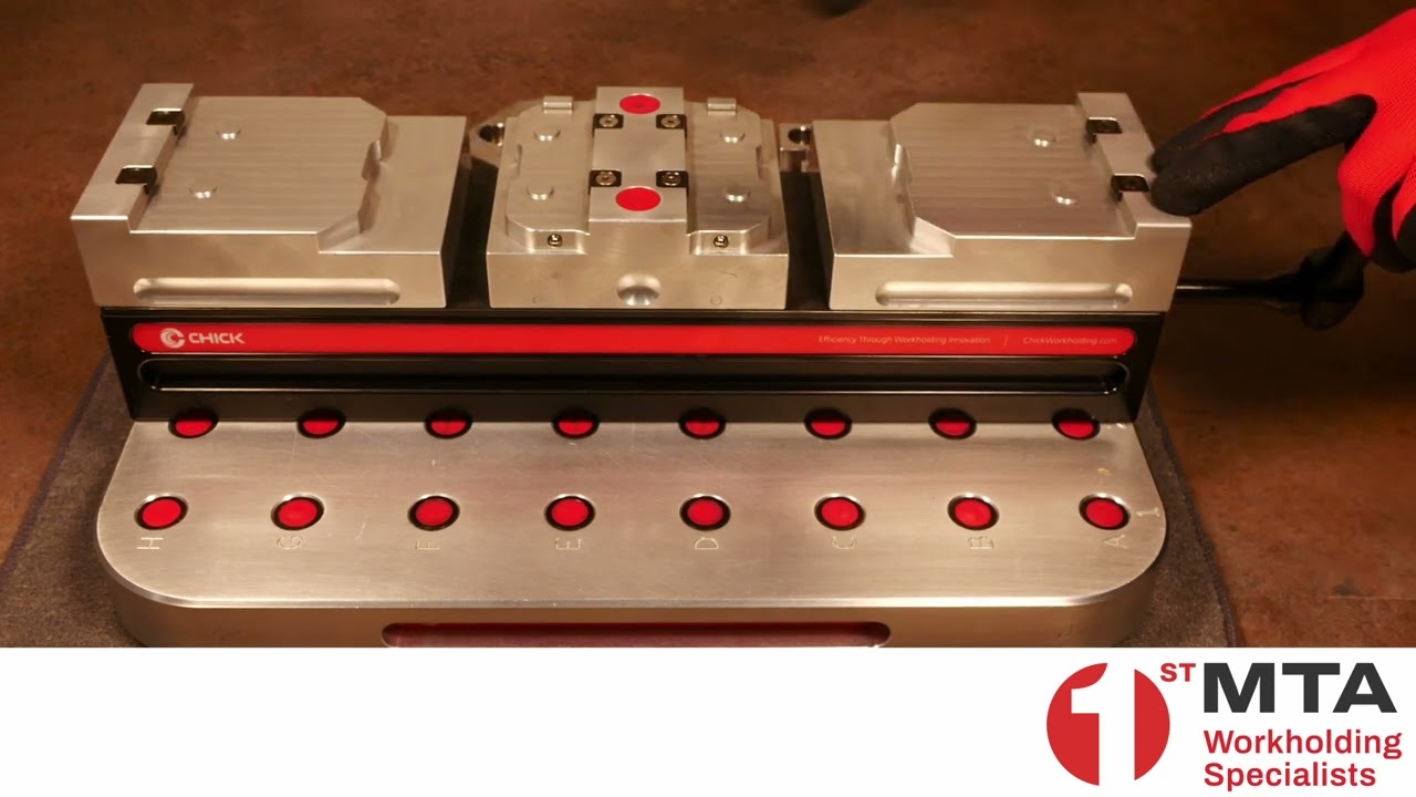 Chick Qwik-LOK 3rd hand mechanism makes part loading easy