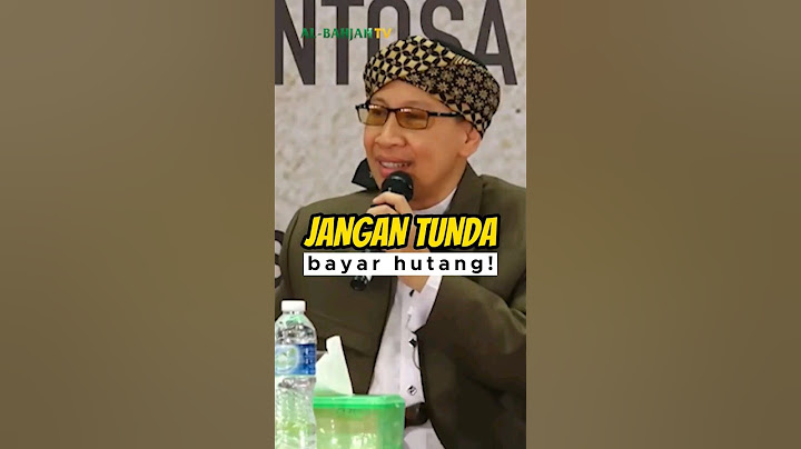 BAHAYA TIDAK SEGERA MEMBAYAR HUTANG PADAHAL MAMPU