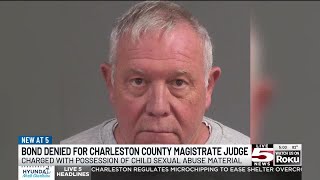 VIDEO: Judge denies bond for Charleston County magistrate facing child porn charge
