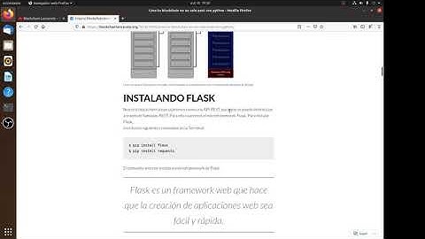 Crea tu blockchain en un solo post con python