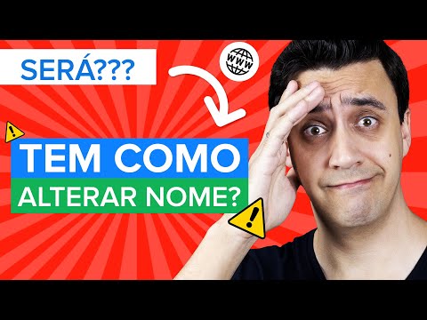 Vídeo: Como Mudar O Nome De Domínio