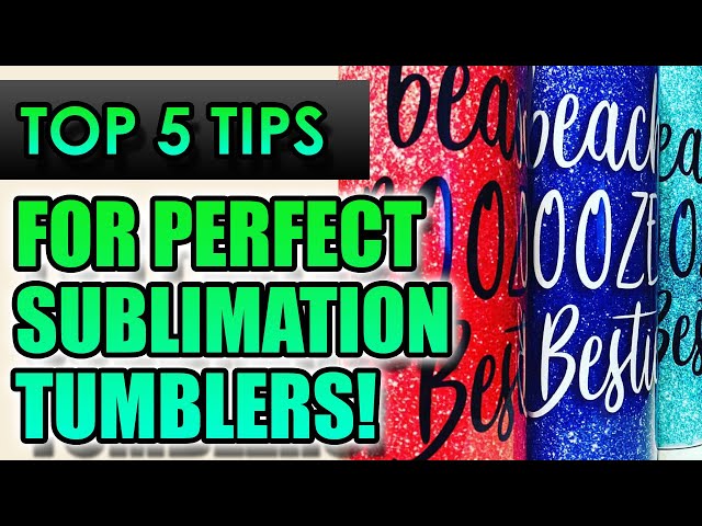 How to Make a Perfect Sublimation Tumbler (Very Easy) 