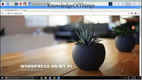 WordPress phpMyAdmin on Raspberry Pi 3 with MariaDB & php7.0