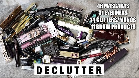MAKEUP COLLECTION DECLUTTER Part 3 | OVER 100 Eye & Brow Products!!!
