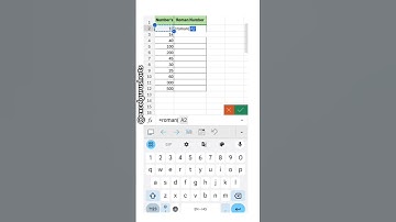 How to convert Number to Roman Number #excel #shortvideo #ytshorts #youtubeshorts #youtube
