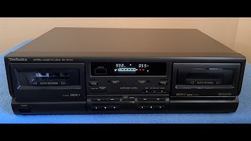 Technics RS-TR170 Double Cassette Deck _____sn: FH4CC52478