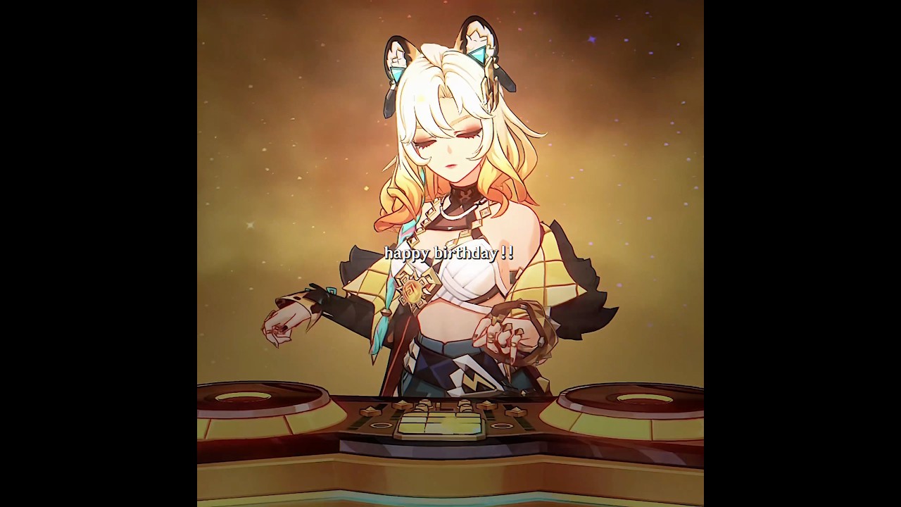 genshin characters wishing you a happy birthday!! 