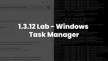1.3.12 Lab - Windows Task Manager
