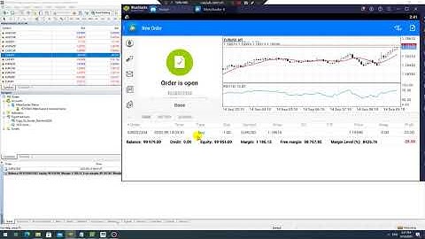 ตัวอย่างการใช้งาน copy trade รับ order ผ่านมือถือ