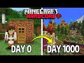 I Survived 1000 Days in Hardcore Minecraft! [FULL MOVIE]
