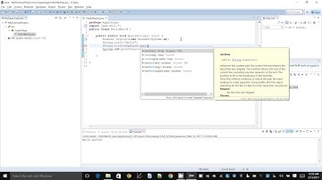 Java+Eclipse - First Java program and user inputs explained in 10 minutes